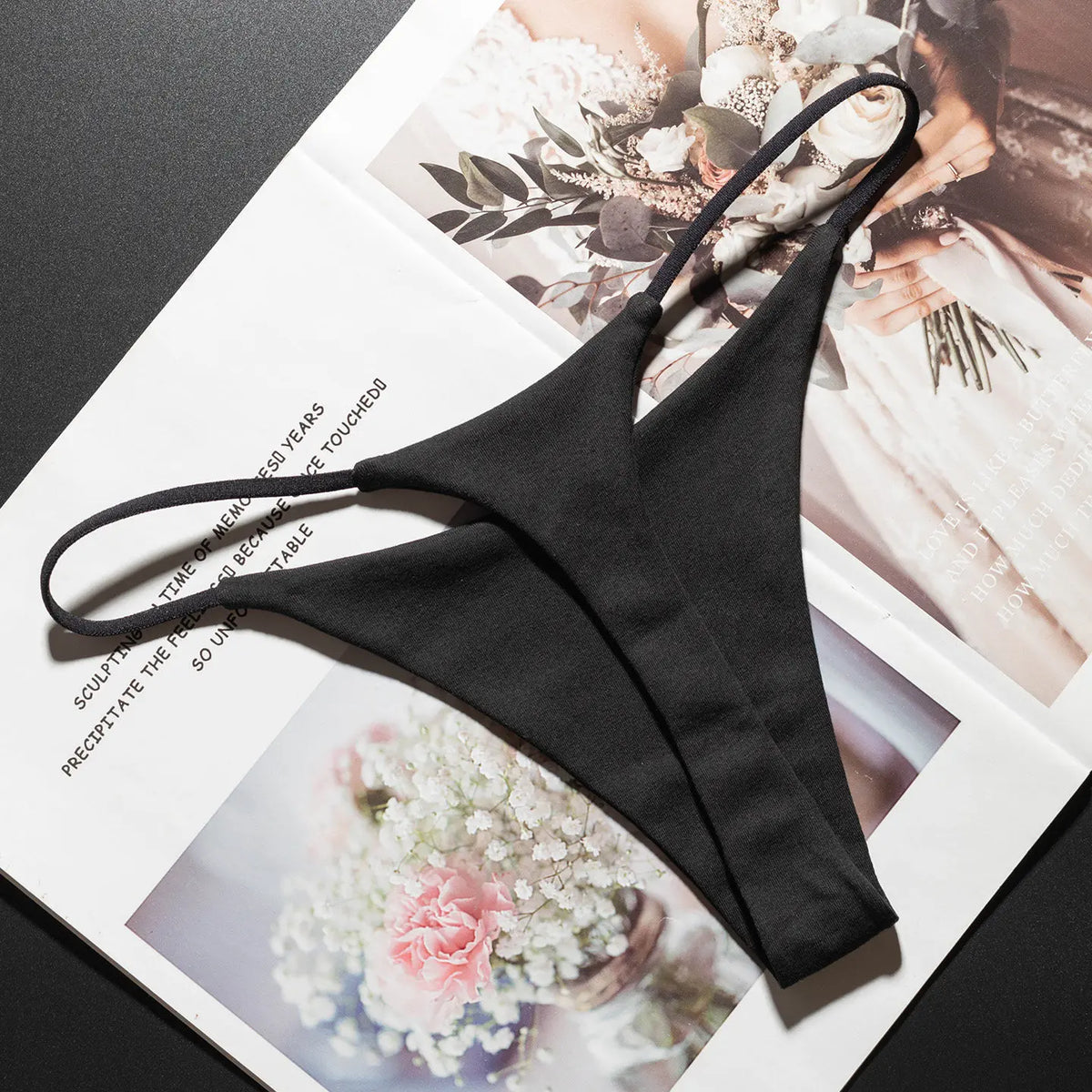 Low Waist Cotton Thong Women Panties Sexy Briefs T-back Bikini Underwear Seamless G String Sports Female Lingerie Size S-XXL