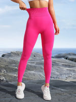 SeamlessPants With Sexy Lines Lifting Buttocks Sports Tight Pants Women's High Waisted Elastic Fitness Pants Running Yoga Pant