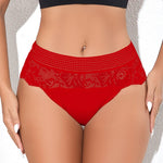 3pcs/pack Low Waist Floral Women's Panties Sexy Elegant Lady Briefs Underwear Fashion Style Breathable Comfort Female Underpants