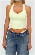 Fitness Bra Workout Tops Patchwork Gym Underwear Fitness Sports Bras Sexy Athletic Sport Bra Women Backless Gym Yoga Crop Top