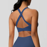 Women Fitness Yoga Bras Sexy Sling Beauty Back Fitness Push Up Sports Women Underwear Running Crop Top Yoga Clothes