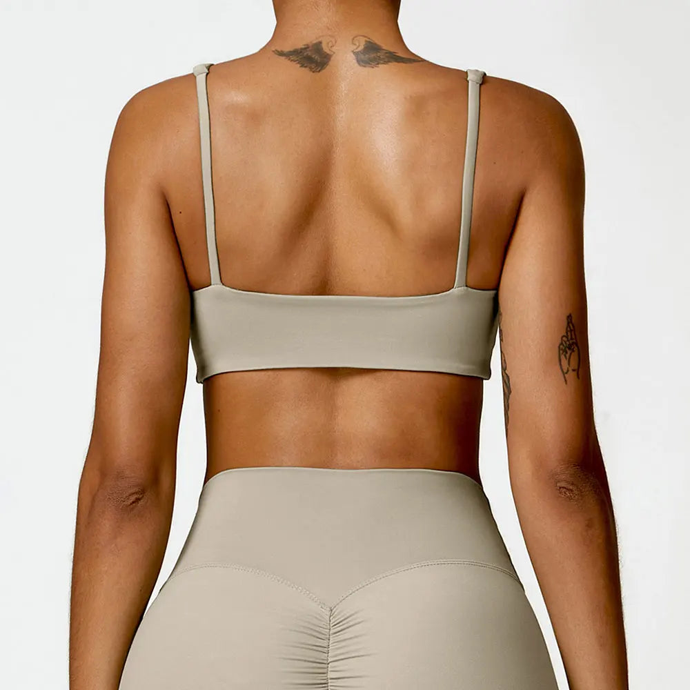 Women Underwear Sports Bras For Fitness Yoga Running Jogging Gym Wear Stretch Padded Sling Sport TopAthletic Vest Yoga Bra