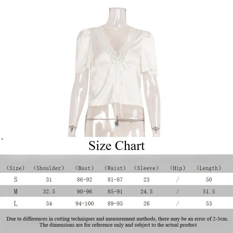 Lace Patchwork Solid Short Sleeve Tops for Women V Neck Lace Splicing Straps Skinny T-shirt Female Elegant Casual Slim Fit Tees