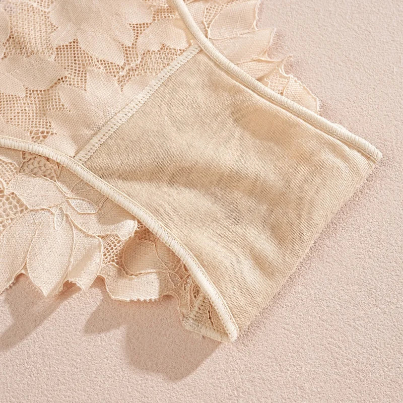New Sexy Floral Lace Underwire Bras Panties Sets Hollow Out See-Through Romantic Lingerie Underwear Sexy Women Panties S-XL