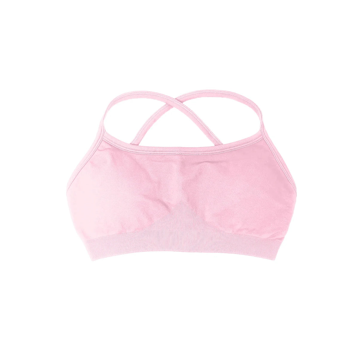 NCLAGEN Sports Bra Seamless Yoga Top Women Fitness Article Gym Active Wear Back Cross Workout Push-up Fitness Running Underwear