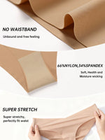 American Women's High Waist Seamless Bra and Panties Set Underwear Breathable Comfort Briefs S-2XL Thong Soft Underwear