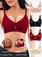 1pcs Soft Seamless Push Up 3/4 Cup Female Underwear Women's Bras WirelessSexy Bralette With Padded Comfortable Sexy Lingerie