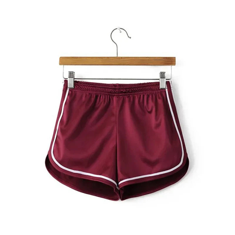 New 2023 Women Shorts Summer Silk Slim Beach Casual White Egde Shorts Hot