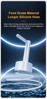 Electric gallon pump desktop water dispenser, rechargeable water bottle pump, automatic water dispenser