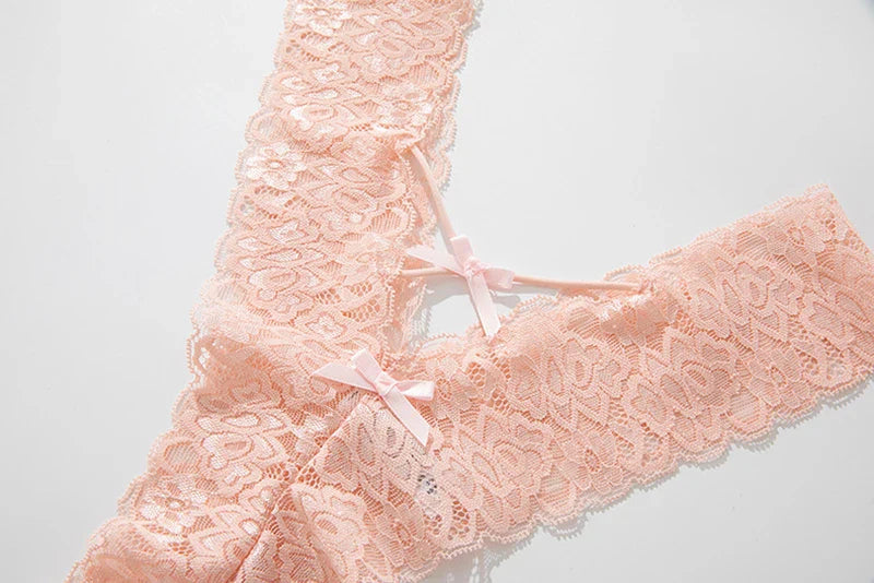 High Quality Lace G string Sexy Panties Women Underwear Briefs Hollow Out Thong Transparent Underpants Lingerie Girls Intimates