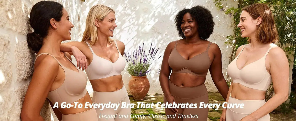 Women's Jelly Wire-Free Seamless Bra Solid Color Thin Molding 3/4 Cup Push-Up Seamless Bra Soft Support Comfortable Underwear