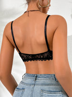 1Pcs Lace Butterfly Women's Sexy Bras French Front Closure Push up Bra Non-Padded Comfortable Versatile Back Design Top