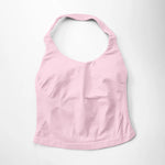 NCLAGEN Fitness Halter Top Woman Gym Clothes Removable Chest Pad Yoga Tank Push-up Sports Bra Workout Activewear Pilates vest