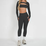 2/3PCS NoLogo Seamless DVision Yoga Set Women Workout Scrunch Leggings Strappy Sports Bra Fitness Gym Shorts Workout Suits XP65