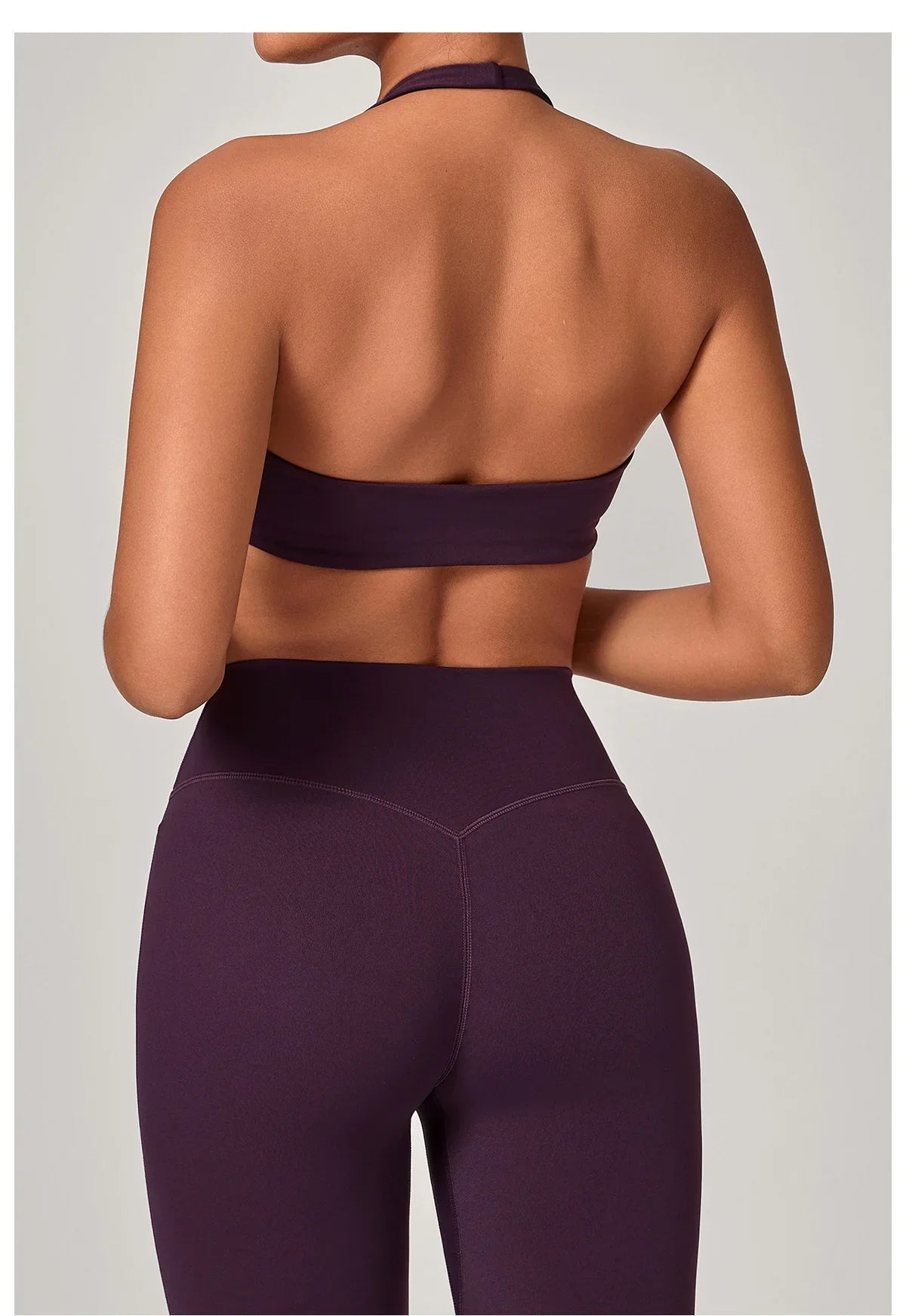 Sexy Fitness Bra Women Sports Sports Bra Halter Top High Support Push-up Open Back Running Gym Wear Yoga Bra Workout Underwear