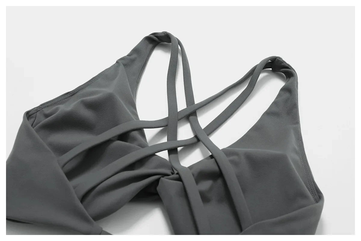 Push Up Gym Top Women Pleated Design Sports Bra Women Sexy Yoga Bra Running Yoga Clothes Women Fitness Workout Brassiere Women