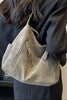 Zipper Details Adjustable Strap Crossbody Bag