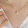 18K Gold-Plated Pendant Necklace test