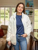 Full Size Turtleneck Zip Up Long Sleeve Sherpa Jacket test