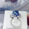 5 Carat Moissanite 925 Sterling Silver Ring test