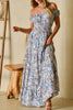 Boho Paisley Print Off Shoulder Maxi Dress test
