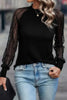 Mock Neck Raglan Sleeve Blouse test