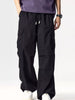 Men's Plus Size Drawstring Wide Leg Cargo Pants test
