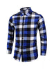 Men's Plus Size Plaid Long Sleeve Shirt test