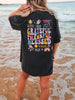 Letter Graphic Round Neck Short Sleeve T-Shirt test