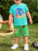 Children's Animal Print Short Sleeve Tee and Shorts Set test