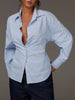 Casual Striped Button-Down Shirt test