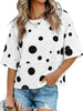 Full Size Printed Loose Fit T-Shirt Plus Size test