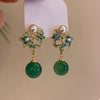 Butterfly Pearl Drop Earrings test