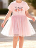 Children's Ballerina Short Sleeve Tulle Dress test
