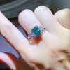2 Carat Moissanite 925 Sterling Silver Ring test