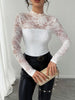 Mock Neck Long Sleeve Lace Top test