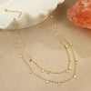 18K Gold-Plated Layered Star Charm Necklace test