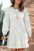 Round Neck Dropped Shoulder Mini Dress test