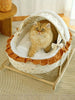 Rocking Pet Bed with Canopy test