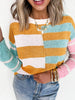 Color Block Striped Sweater test