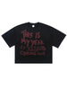 Men's Letter Graphic Short Sleeve T-Shirt test