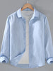 Men's Plus Size Button Up Long Sleeve Shirt test