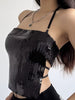 Sequin Halter Neck Cami test