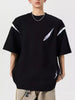 Men's Full Size Oversized Streetwear Short Sleeve T-Shirt Plus Size test