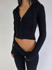 Zip Up Hooded Cardigan and Pants Sweater Set test