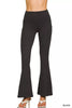 Zenana Brushed Dty Microfiber Flare Pants