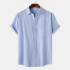 Men's Short Sleeve Button Down Shirt with Chest Pocket test