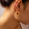Titanium Steel U Shape Earrings test