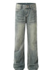 Men's Vintage Wash Straight Leg Jeans test