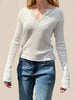 Devine Quarter Button Long Sleeve T-Shirt test